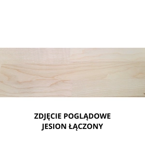 Stopień Drewniany Zabiegowy  - Jesion na Wymiar do Schodów